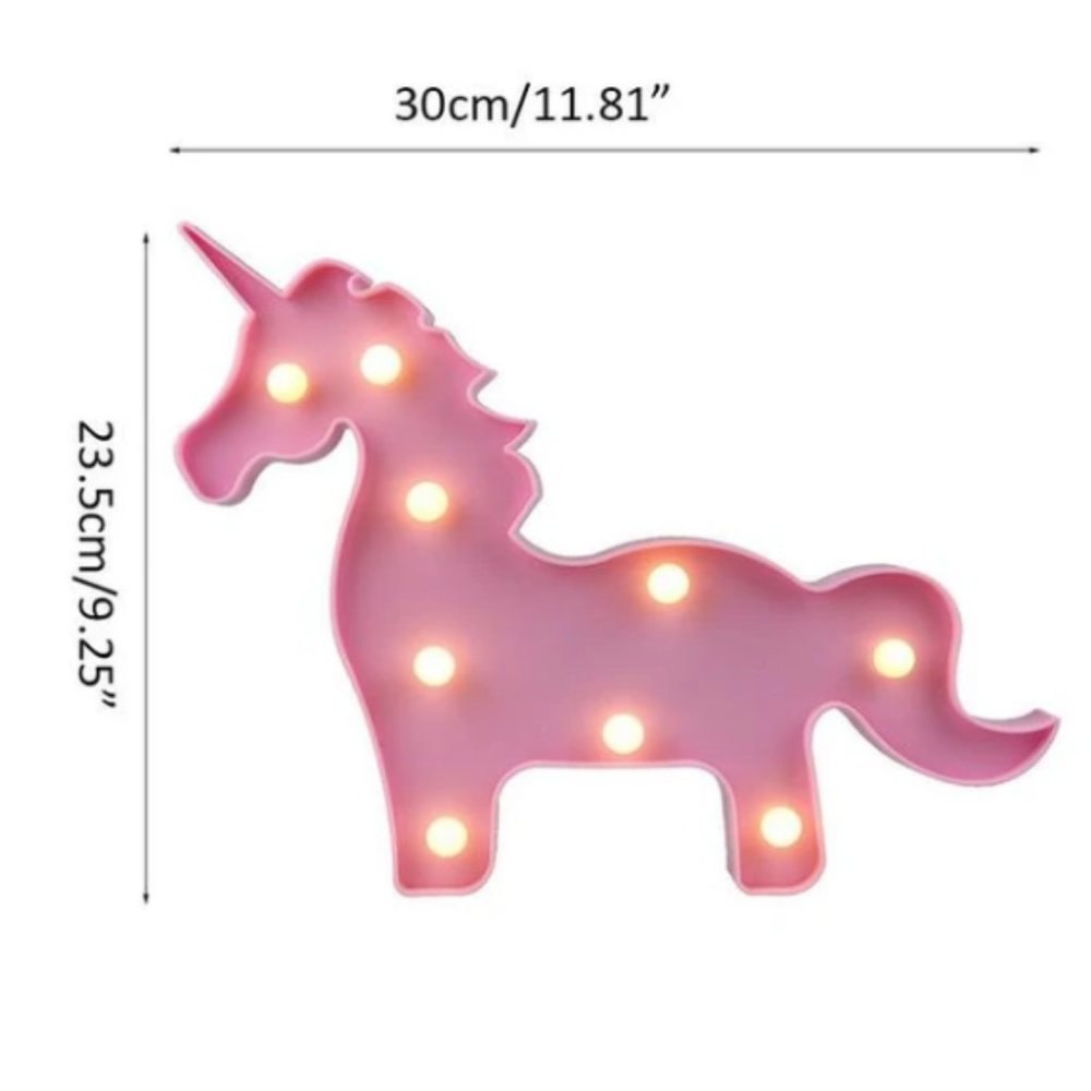 NIB Blue Unicorn LED Marquee Light - Picture 6 of 6